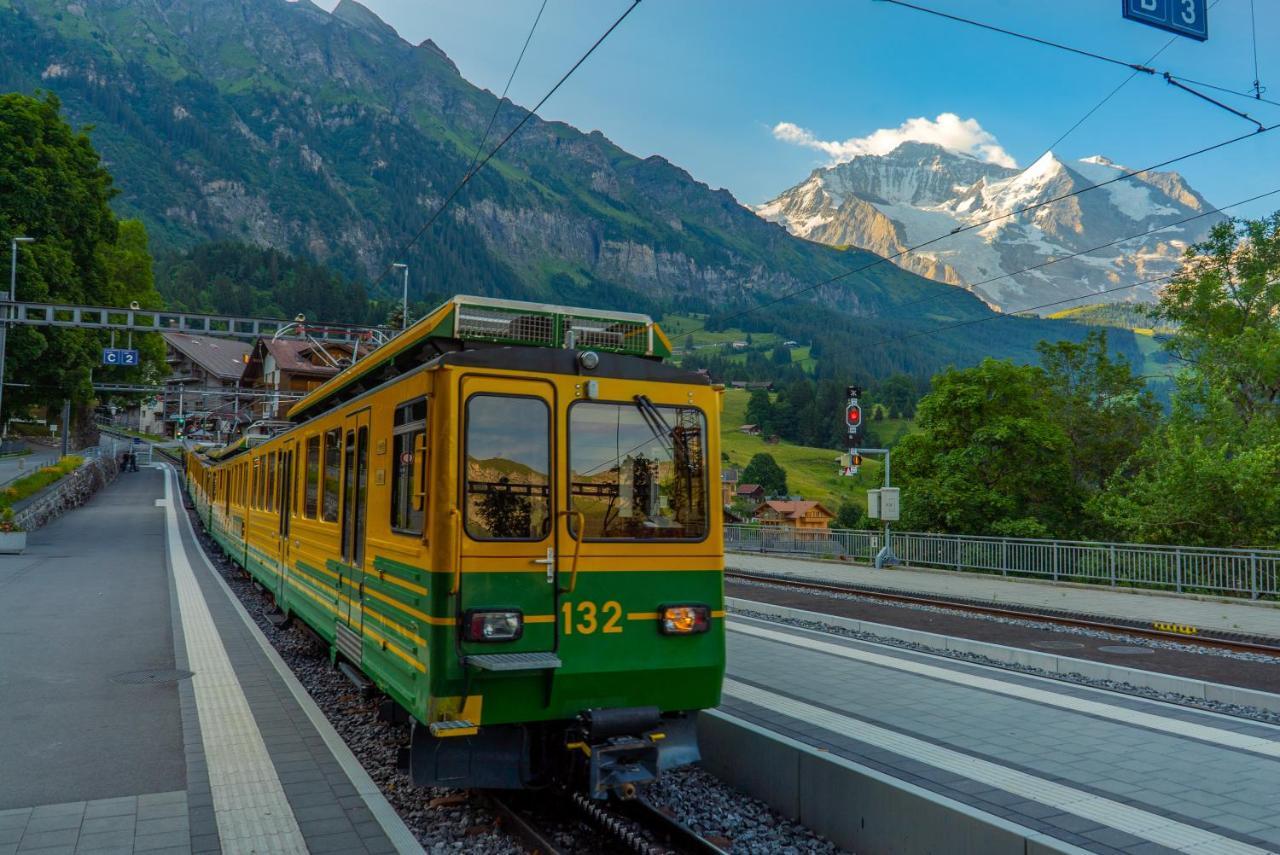 Chalet Acheregg Wengen Dış mekan fotoğraf