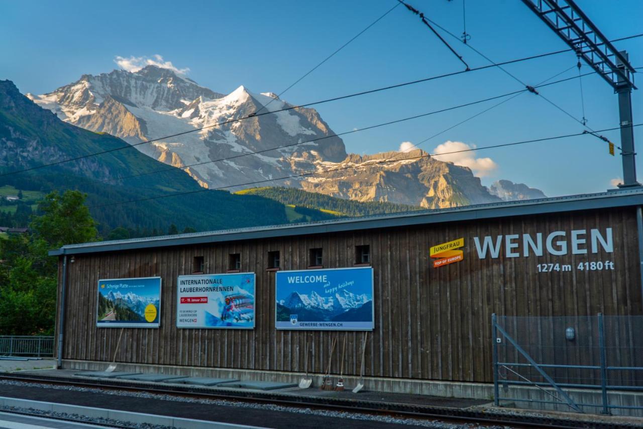 Chalet Acheregg Wengen Dış mekan fotoğraf